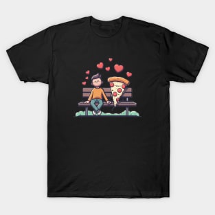 In a Relationship with Pizza. Sorry, Humans T-Shirt